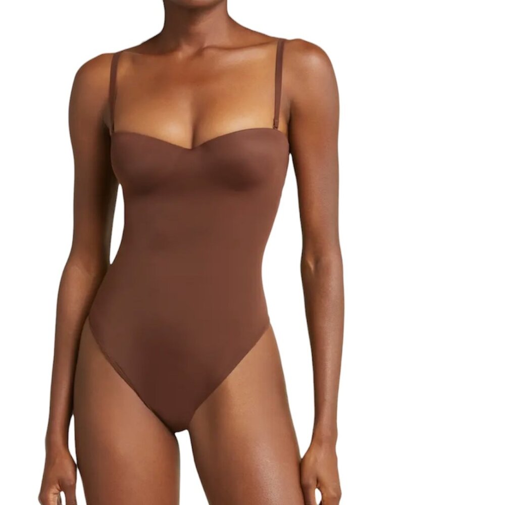 SKIMS Brown Contour Lift Bodysuit (NWT)